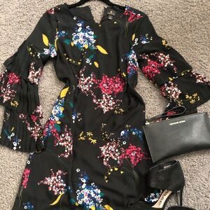 Floral dress, size 4.